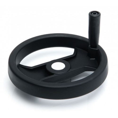 Spoked Control Handwheel With Folding Handle